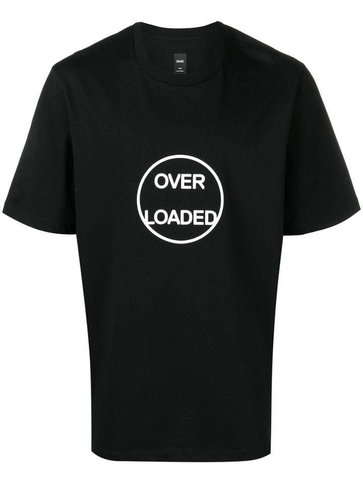 Oamc Over Loaded T-shirt - Black