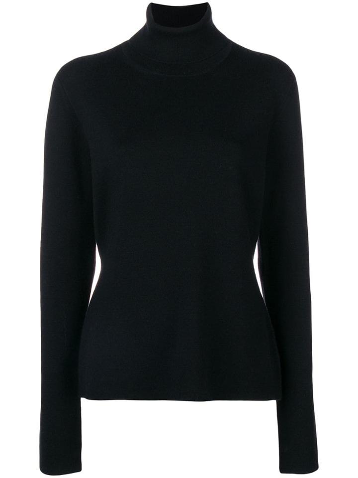 Gabriela Hearst May Polo Neck Jumper - Black