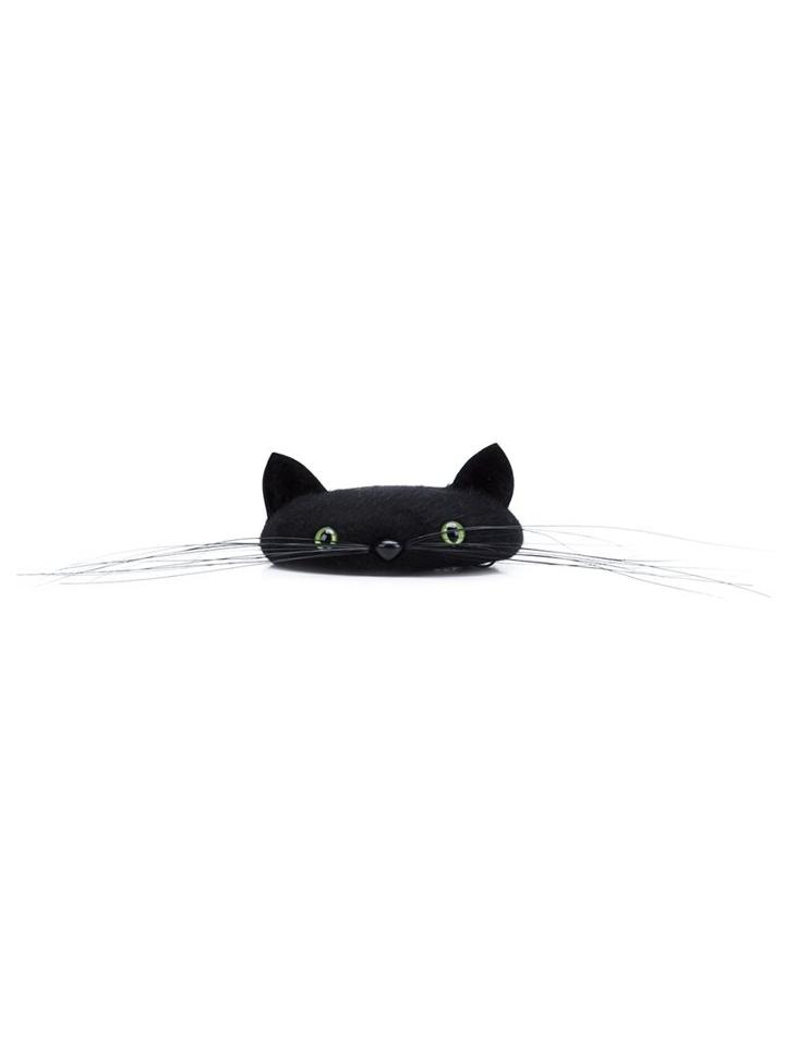 Piers Atkinson 'black Cat' Fascinator Hat