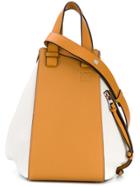 Loewe Two-tone Hammock Bag - White