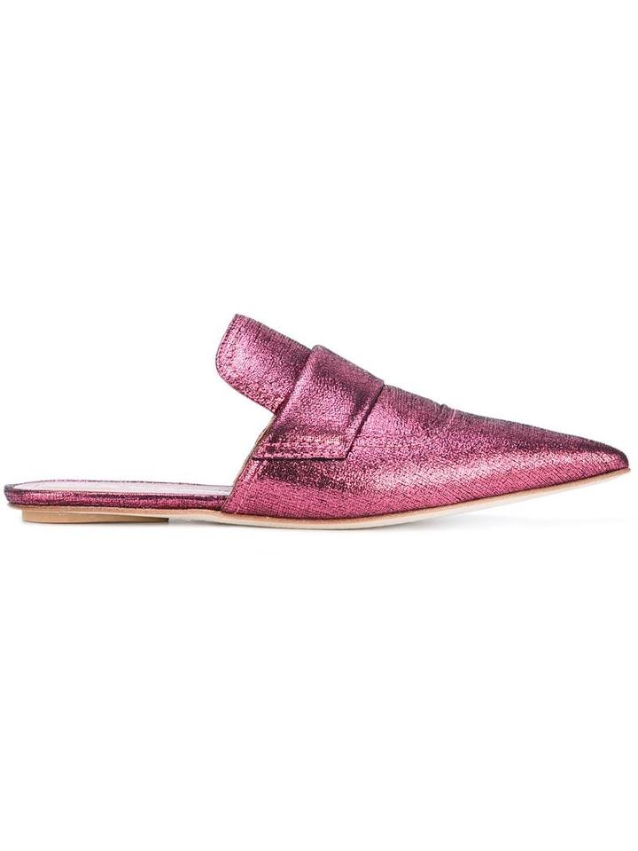 Marni Rising Sabot Sipper Mules - Pink