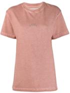 A-cold-wall* Logo Print Crew Neck T-shirt - Pink