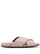 Marni Crisscross Flat Sandals - Pink
