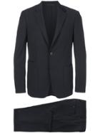 Z Zegna Fitted Two Piece Suit - Blue