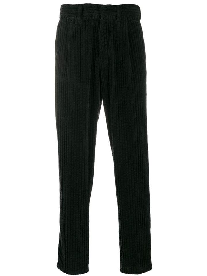 The Gigi Santiago Corduroy Trousers - Black