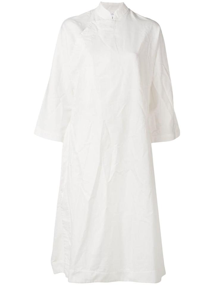 Comme Des Garçons Comme Des Garçons Creased Mandarin Collar Shirt
