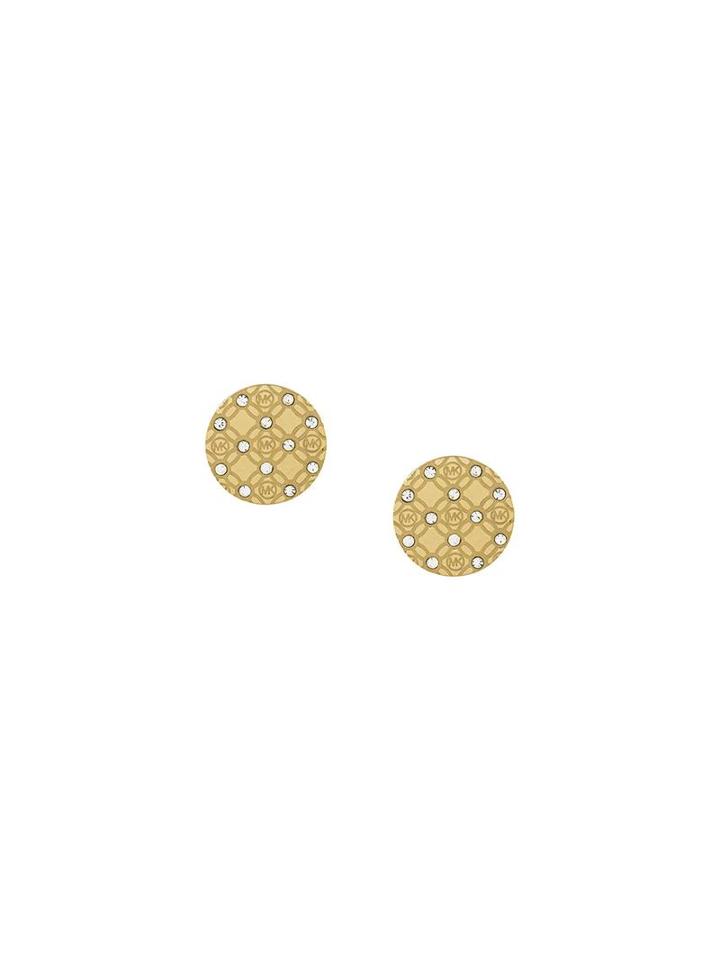 Michael Kors Round Shaped Earrings, Women's, Metallic