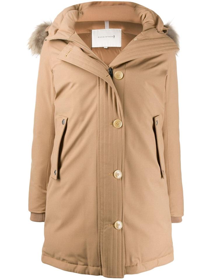 Mackintosh Dornoch Camel Wool Down Parka Ld-1001 - Brown