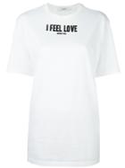 Givenchy I Feel Love Printed T-shirt, Women's, Size: Xs, White, Cotton