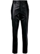 Msgm Patent Trousers - Black