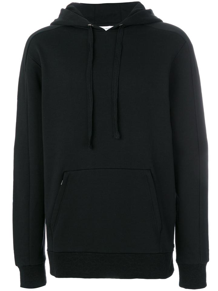 Les Benjamins Pouch Pocket Hoodie - Black