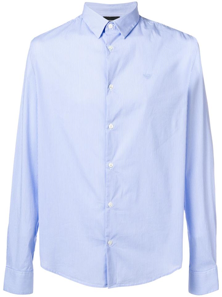Emporio Armani Striped Shirt - Blue