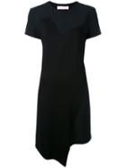 A.f.vandevorst - Asymmetric Hem Dress - Women - Spandex/elastane/viscose - 36, Black, Spandex/elastane/viscose