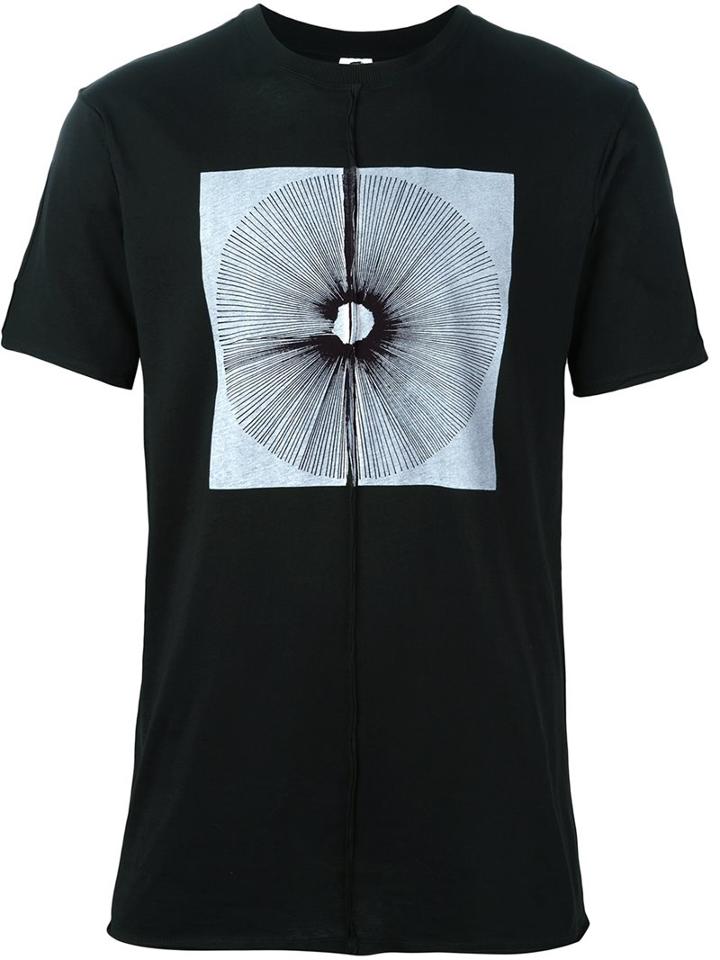Damir Doma Printed T-shirt, Men's, Size: Large, Black, Cotton