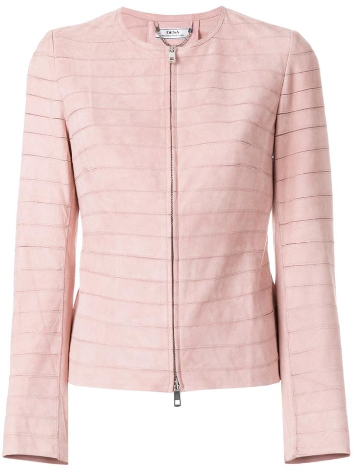 Desa 1972 Fitted Panel Jacket - Pink