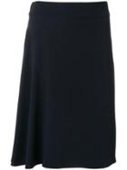 's Max Mara Draped Side Midi Skirt - Blue