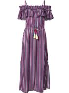 Figue Mirella Striped Dress - Pink & Purple