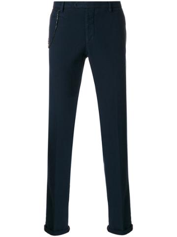 Biagio Santaniello Straight Trousers - Blue