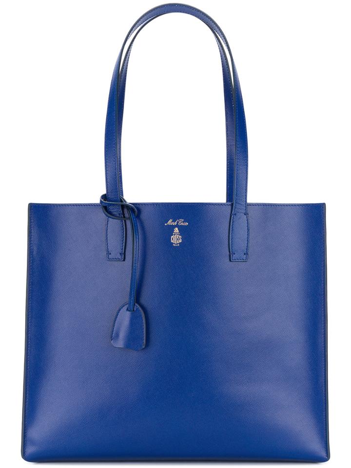 Mark Cross Fitzgerald Large Shopper Tote - Blue