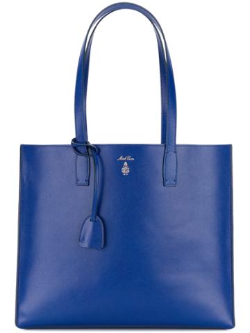Mark Cross Fitzgerald Large Shopper Tote - Blue