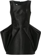 Isabel Sanchis Geometric Fitted Dress - Black