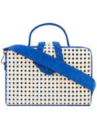 Mehry Mu - Fey Box Bag - Women - Bamboo/suede - One Size, Blue, Bamboo/suede