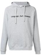 The Silted Company Language, Surf, Violence Hoodie - Grey