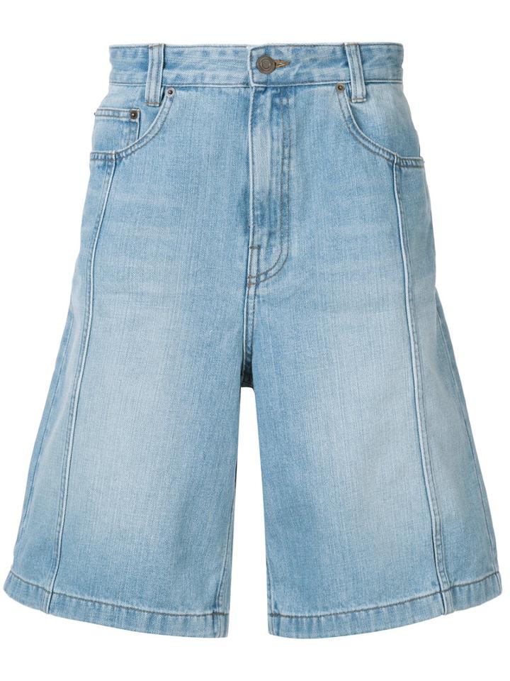Juun.j - Washed Denim Shorts - Men - Cotton/polyurethane - 46, Blue, Cotton/polyurethane