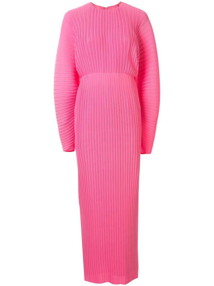 Solace London Pleated Maxi Dress - Pink