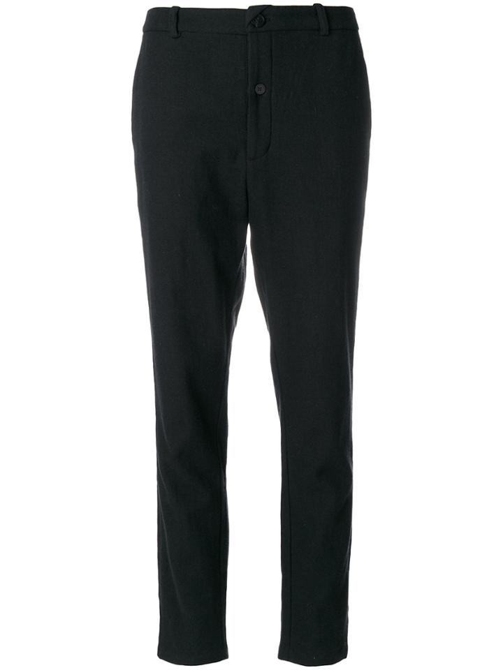 Aleksandr Manamïs Slim Tailored Trousers - Black