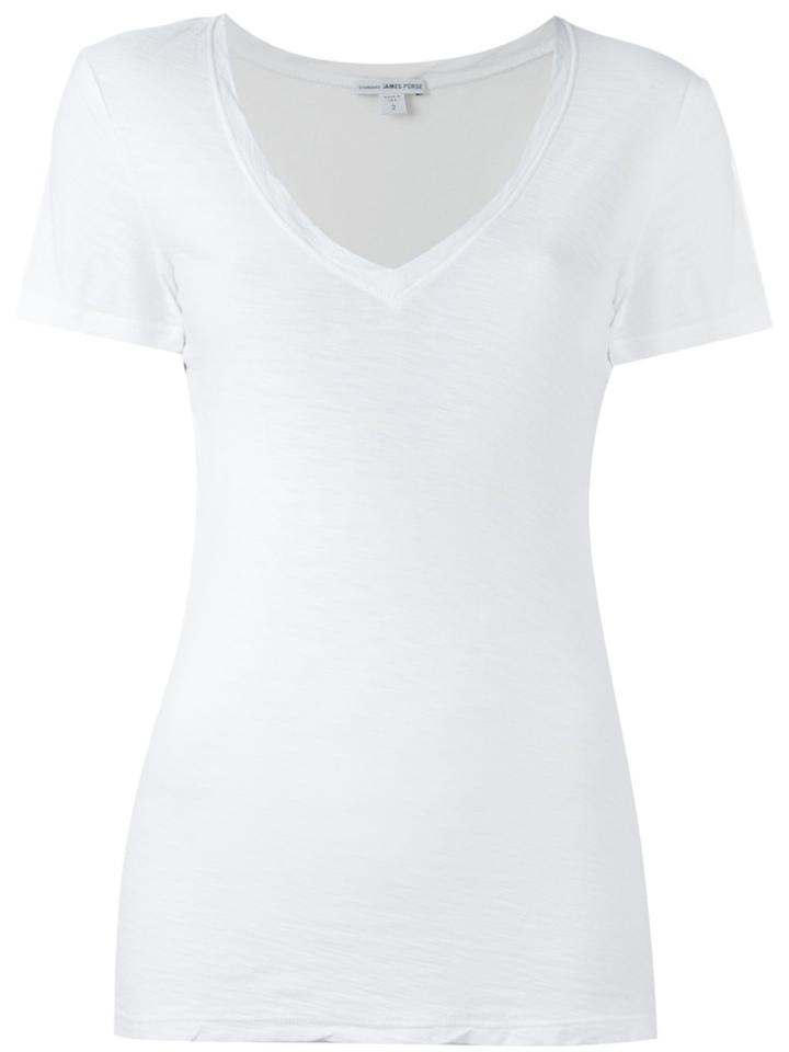 James Perse Scoop Neck T-shirt - White