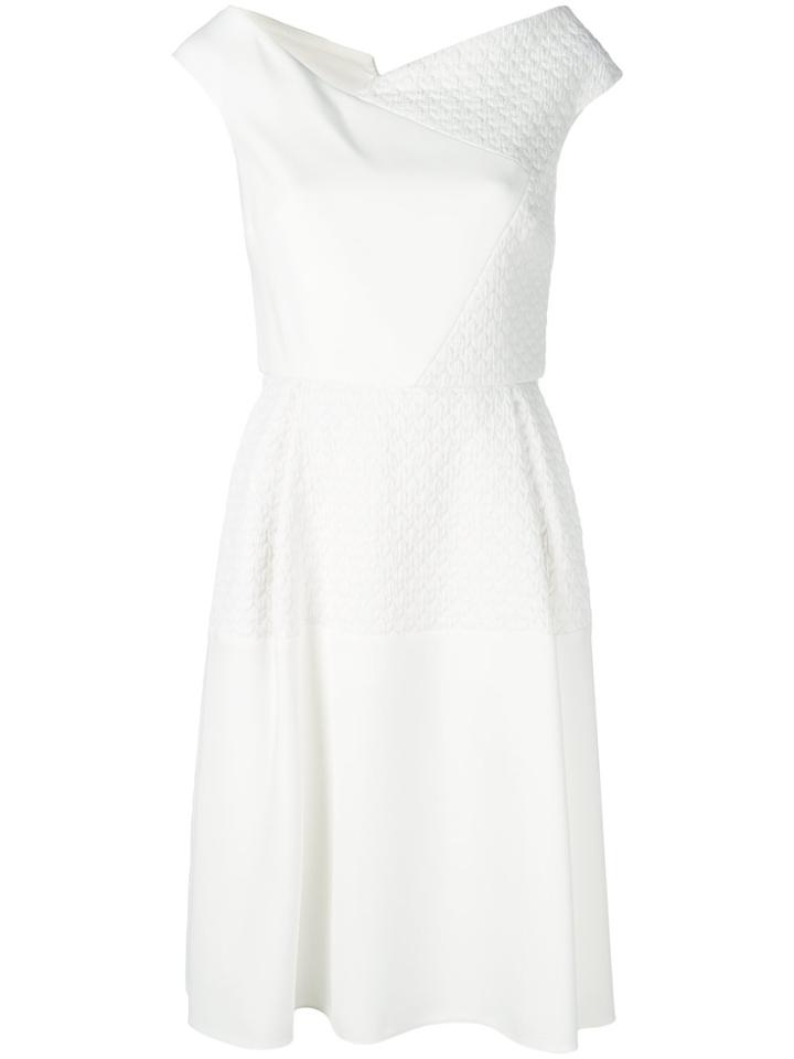 Roland Mouret Flared Dress - White