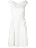 Roland Mouret Flared Dress - White