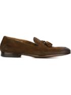 Doucal S Tassel Loafers, Men's, Size: 43, Brown, Chamois Leather/leather