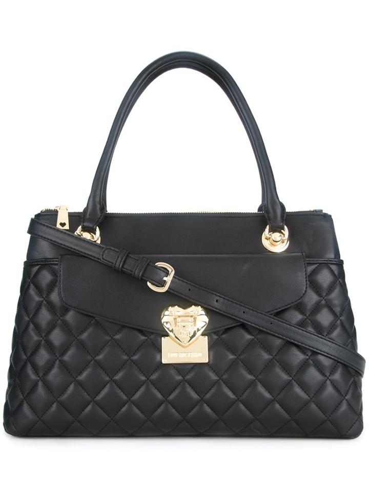 Love Moschino Quilted Shoulder Bag, Women's, Black