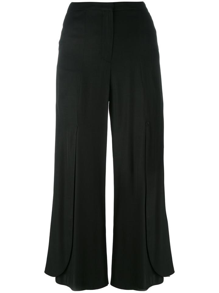 Dorothee Schumacher Cropped Pants, Women's, Size: 3, Black, Viscose