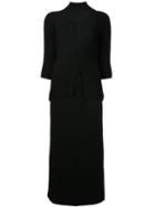 Yohji Yamamoto Vintage Turtleneck Sweater And Skirt Suit - Black