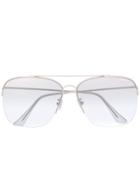 Retrosuperfuture Nazionale Sunglasses - Silver Ombre