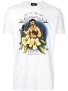 Dsquared2 - Boxing Print T-shirt - Men - Cotton - S, White, Cotton