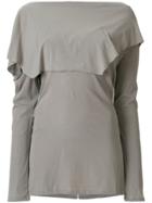 Yohji Yamamoto Flap Front Shirt - Grey