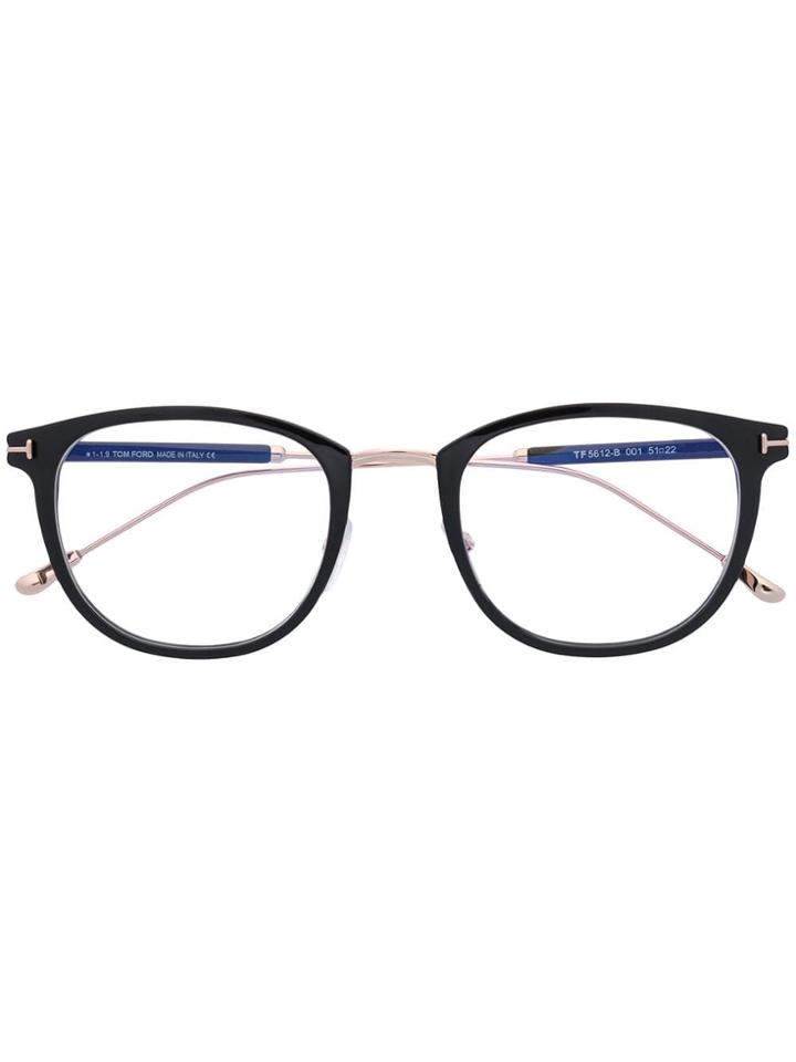 Tom Ford Eyewear Classic Square Glasses - Black