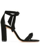 Alexandre Birman Chunky Heel Knot Sandals - Black