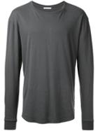 John Elliott Long Sleeve Top, Men's, Size: Xl, Grey, Cotton