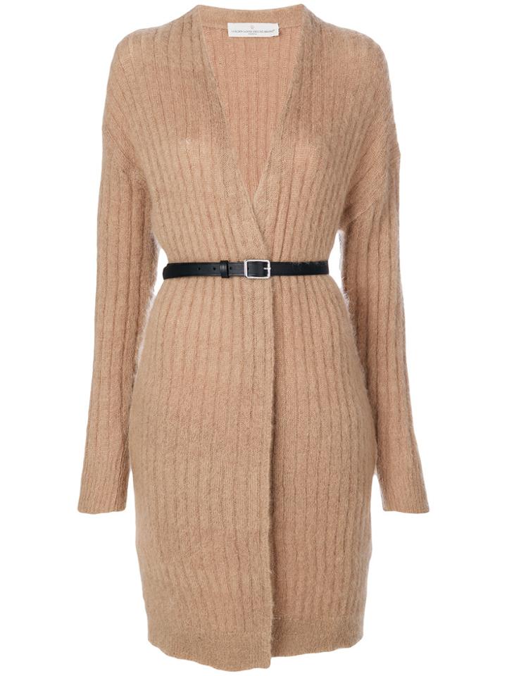 Golden Goose Deluxe Brand Belted Cardigan - Nude & Neutrals