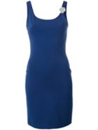 Versus Fitted Dress, Women's, Size: 42, Blue, Viscose/polyamide/spandex/elastane