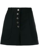 Stella Mccartney Work Wear Mini Shorts - Black