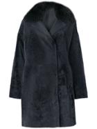 Guy Laroche Collared Coat - Grey