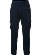 Ag Jeans Pocketed Tapered Trousers, Men's, Size: 33, Blue, Cotton