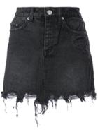 Ksubi Mini Moss Denim Skirt - Black