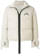 A-cold-wall* Quilted Jacket With Logo Print - Nude & Neutrals